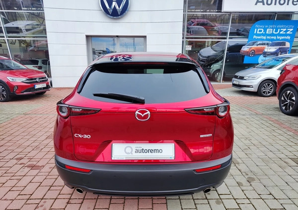 Mazda CX-30 cena 126000 przebieg: 17636, rok produkcji 2022 z Mieroszów małe 191